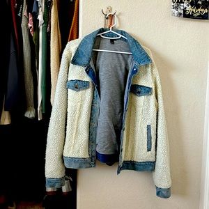 Jean/faux fur jacket